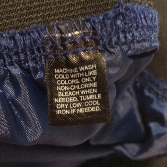 Express Blue/Black A-line Mini Skirt with POCKETS! - Picture 3 of 3